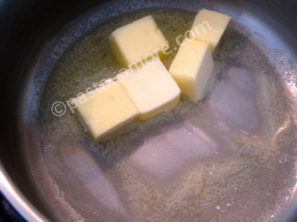 Melting butter