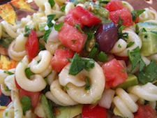 avocado pasta salad