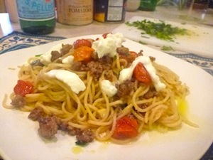 spaghetti with meat sauce recipe