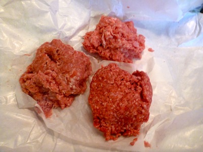 Veal Pork and Beef for Meatballs